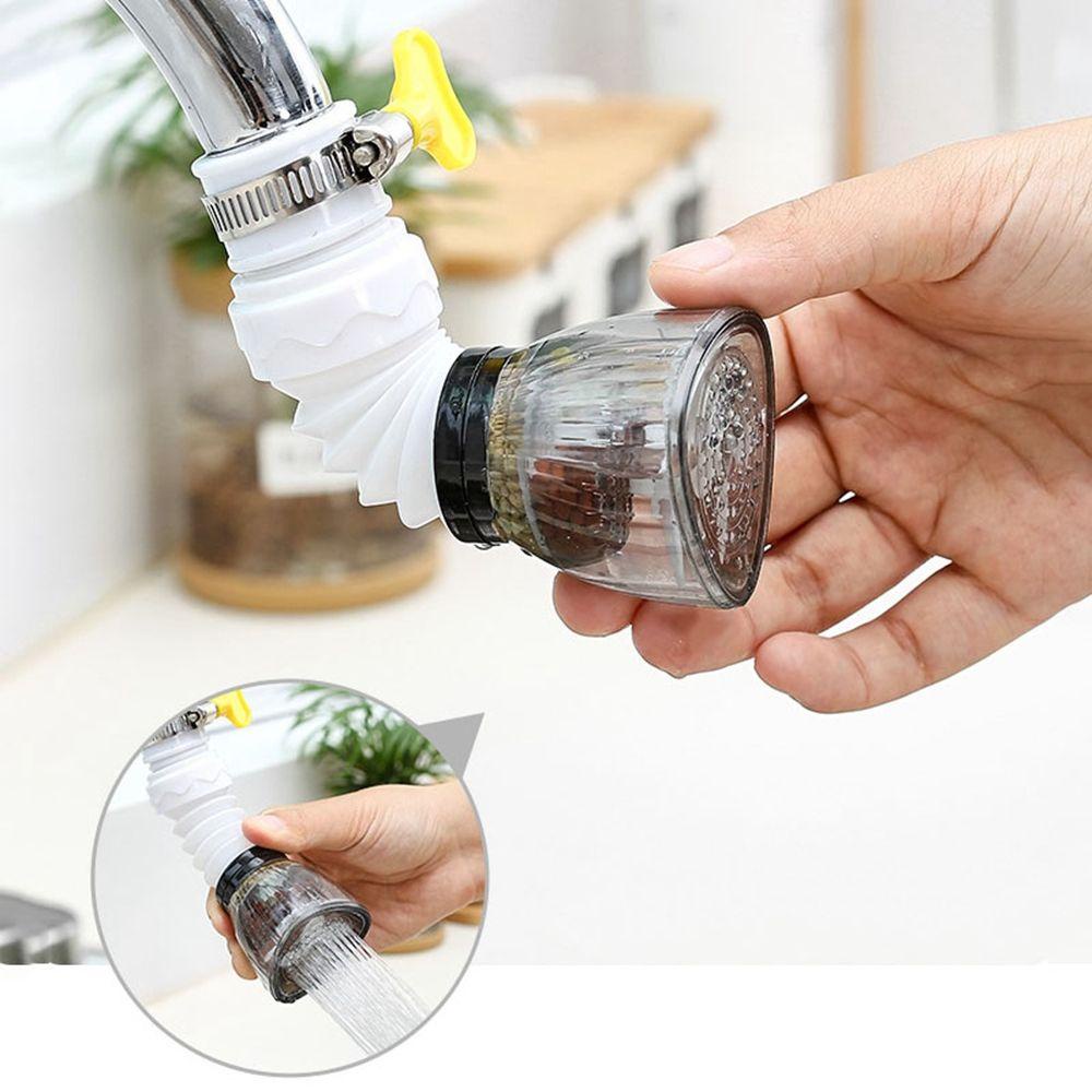 [Elegan] Keran Dapat Dipanjangkan Dapat Diputar Percikan-Bukti Dapur Gadget Diffuser 360derajat Nozzle Rumah Tangga Hemat Air Adjustable Dapur Shower Tap