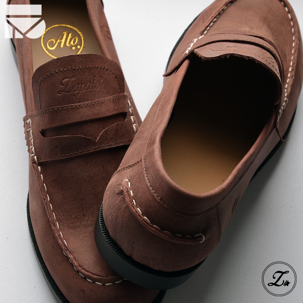 Gustavo Brown | Sepatu Kulit Asli Vintage Klasik Pria Cowok Men Loafers Footwear | FORIND x Zapato