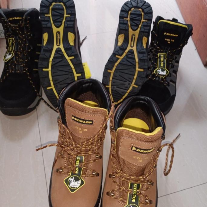 Dunlop safety shoes steel toe