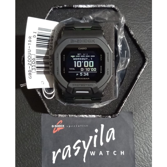 Casio G-Shock GShock GBD 200UU / GBD200UU - 1DR / 1D / GBD 200 Black