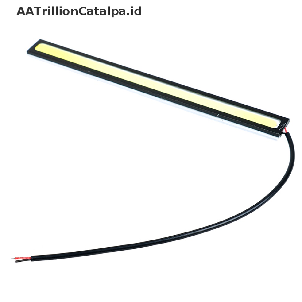 Aatrillioncatalpa 2Pcs Lampu led cob 12v super Terang Anti Air Warna Putih Untuk Drlfog lamp Mobil