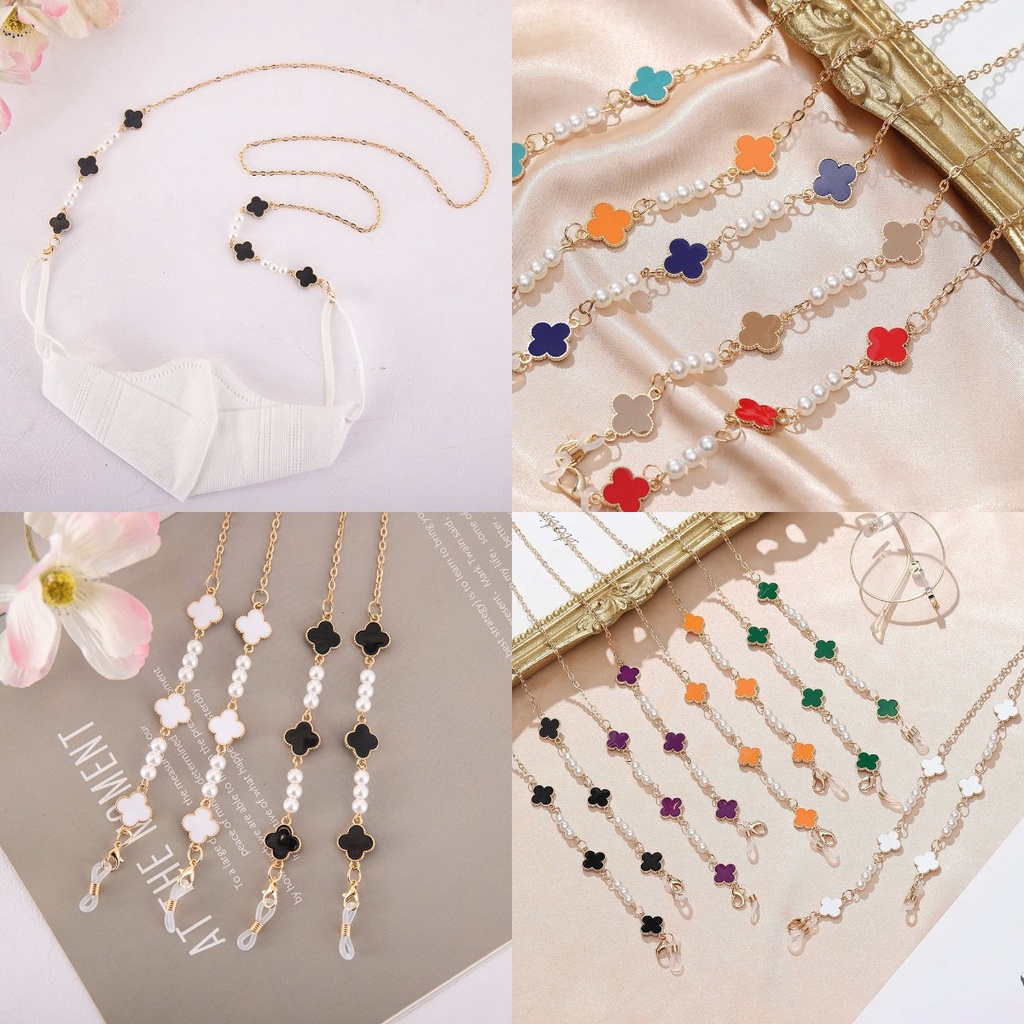 【COD Tangding】Kalung Rantai Kacamata Anti Hilang 9 Warna