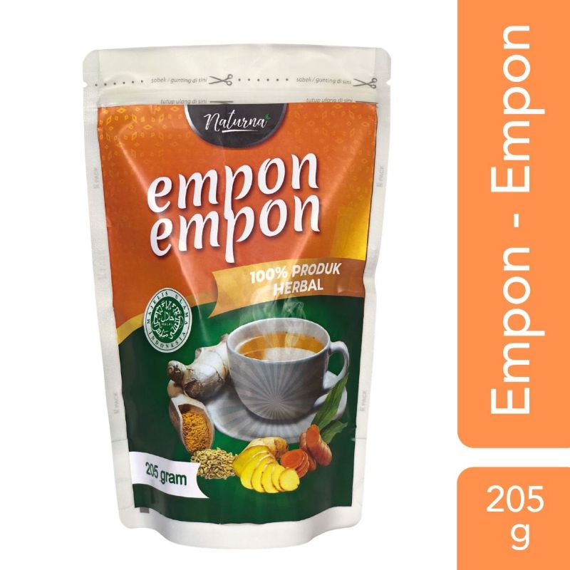 

Jamu Herbal Serbuk Naturna Empon Empon 205gr