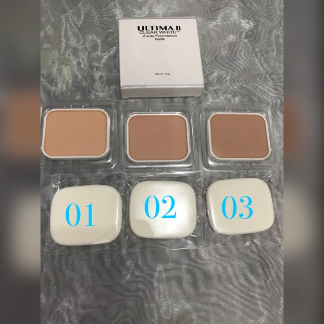 ULTIMA CLEAR WHITE 2 WAY FOUNDATION REFILL