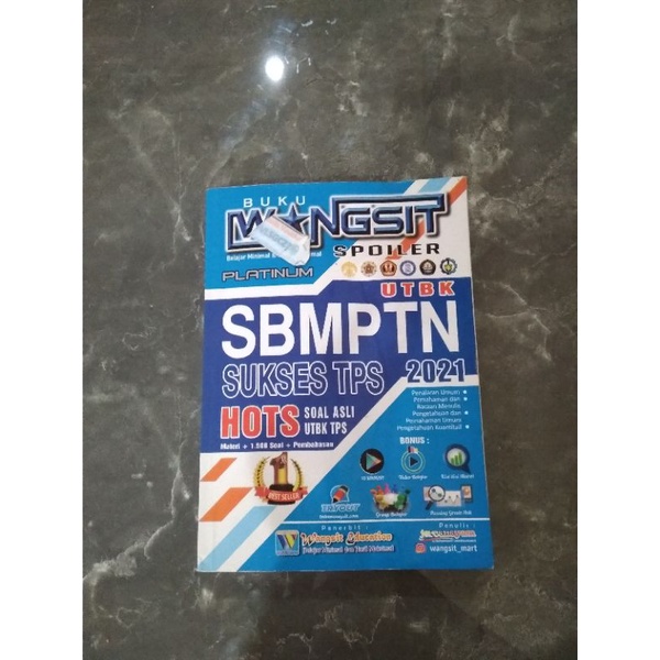 preloved buku sbmptn wangsit tps 2021