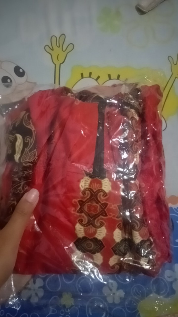 Grosir Terlaris Genes Jelita Tunic Navbor Yelbor Whitbor Creambor Tunik Batik Modern Hrb041