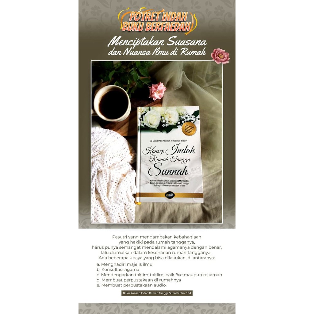 Konsep Indah Rumah Tangga Sunnah