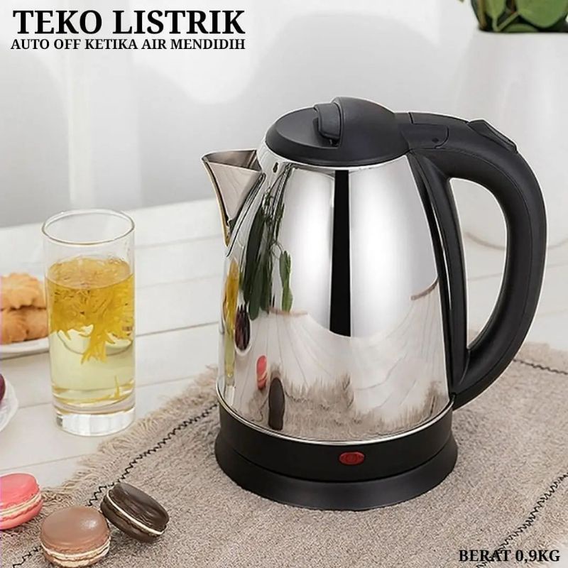 teko listrik 2 liter teko stainlees