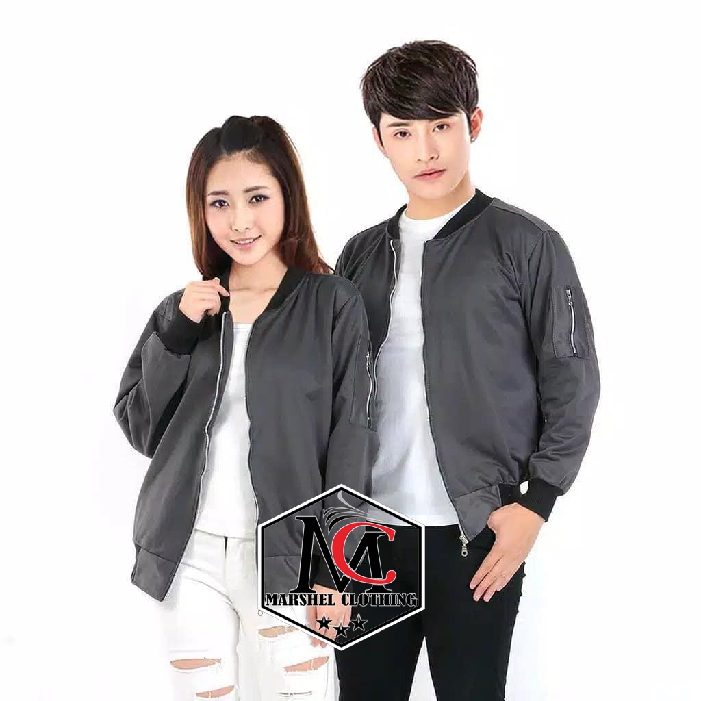 RCL - JAKET COUPLE BOMBER POLOS COUPLE PSANGAN - ( HARGA SEPASANG )