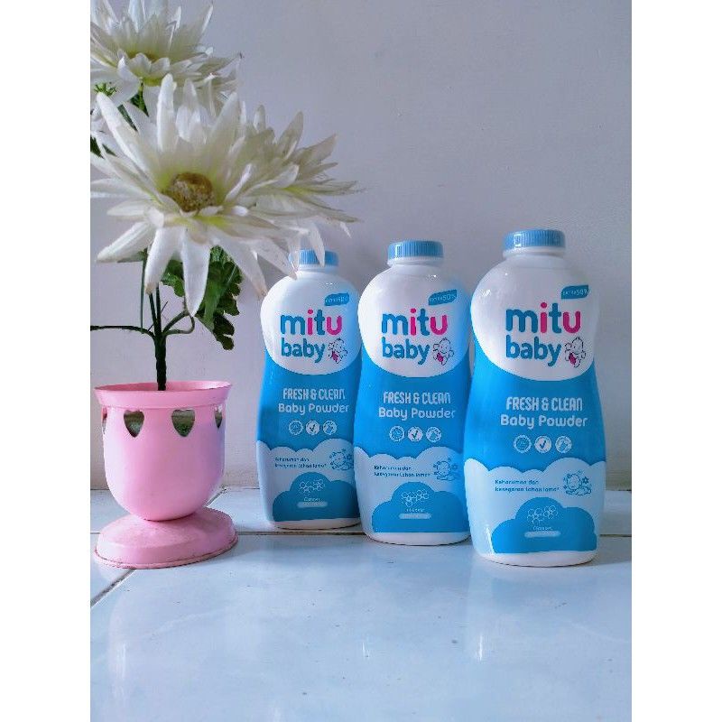 Mitu Baby Powder Kemasan 200g+150g