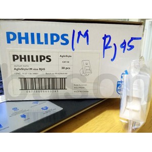 PHILIPS AgileStyle 1 Modular Size CAT5E RJ45 - LAN Port - Soket Data