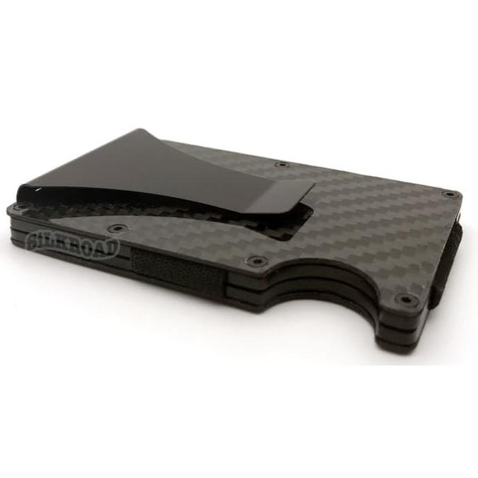 

Dompet Tipis 12 Kartu Rd2 Carbon Karbon Kado Hadiah Ultah Gift - Black Cicitshop01