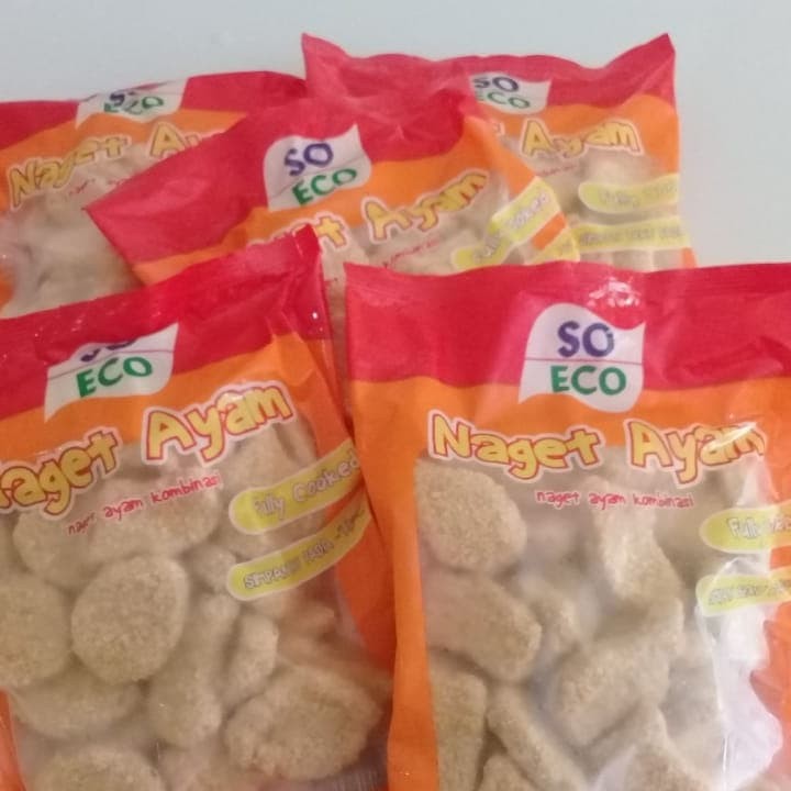 

KC Frozen - SO ECO Chicken Nugget 500 Gram / Nuget Ayam / Chicken Nuget / Ayam Naget Murah
