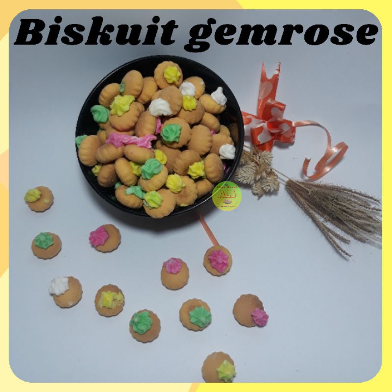 

Biskuit gem rose 200gr / bunga gem / gemrose ciput