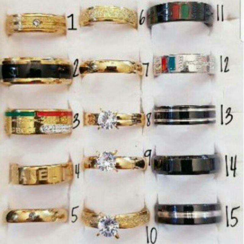 Titanium Cincin Wanita Harga Satuan / PCS C555N