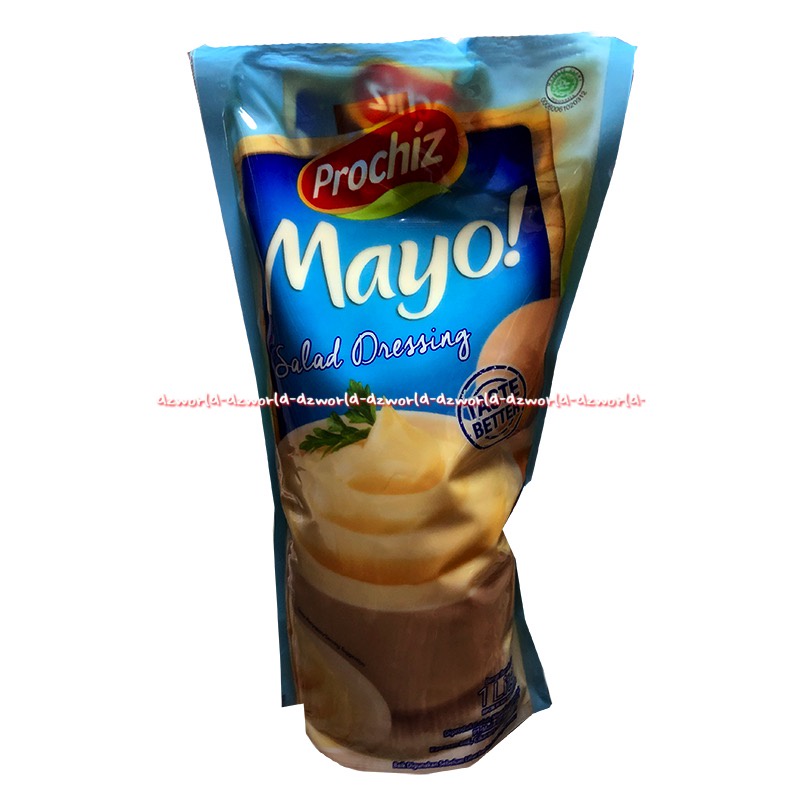 Prochiz Mayo Salad Dressing 1L Mayonais Mayonase Refill Kemasan Pouch Pro Chiz Cheese