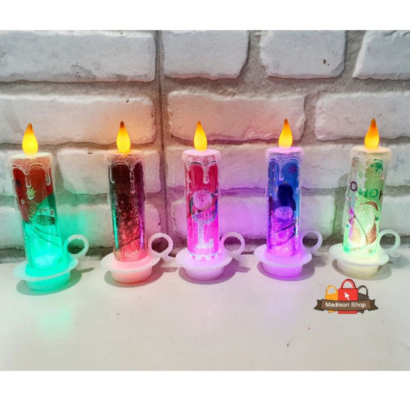 Lilin Elektrik Natal LED Soevenir LILIN DOA Natal Kado Soevenir Electric Candle