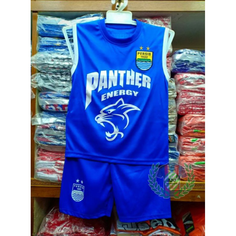 Jersey Singlet Kids Persib Training 2019 Biru Setelan Anak Latihan Biru Lokal