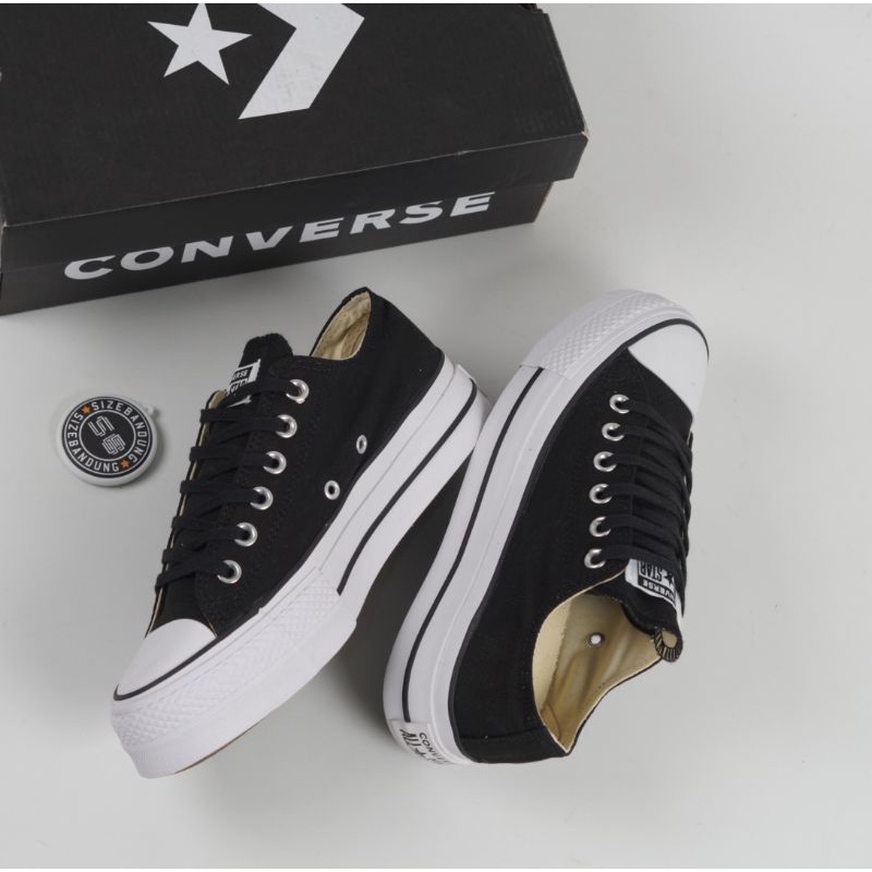 Sepatu Converse Classics Lift White Black
