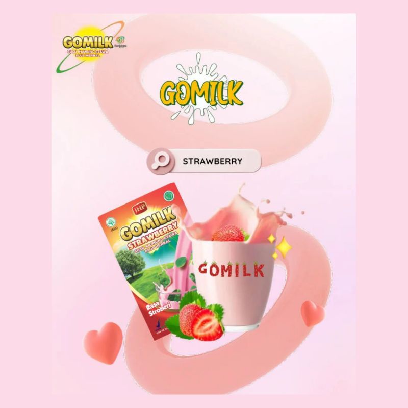 

Gomilk Susu Kambing Etawa - Strawberry