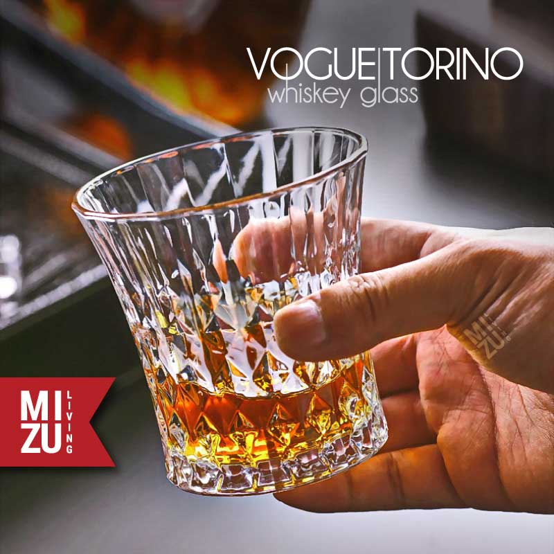 MIZU TORINO Whiskey Glass Gelas Kaca Whisky On The Rocks Gelas Air Minum