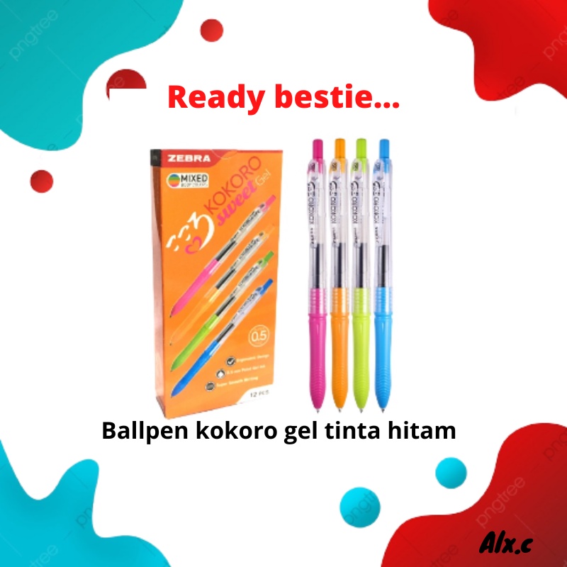 

[Alx] Ballpen kokoro sweet gel / ballpen kokoro/ready