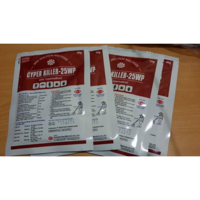Cyperkiller 25WP original 100% pembasmi hama walet dll