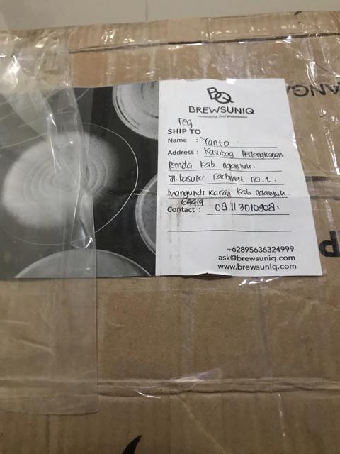Brewsuniq - Black Kemuri Salad Bowl Uneven 9 / Mangkuk Makan Keramik Jepang