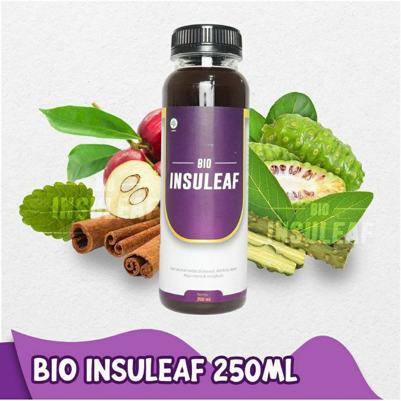 BIO INSULEAF Herbal Diabetes 250ml Original | Shopee Indonesia