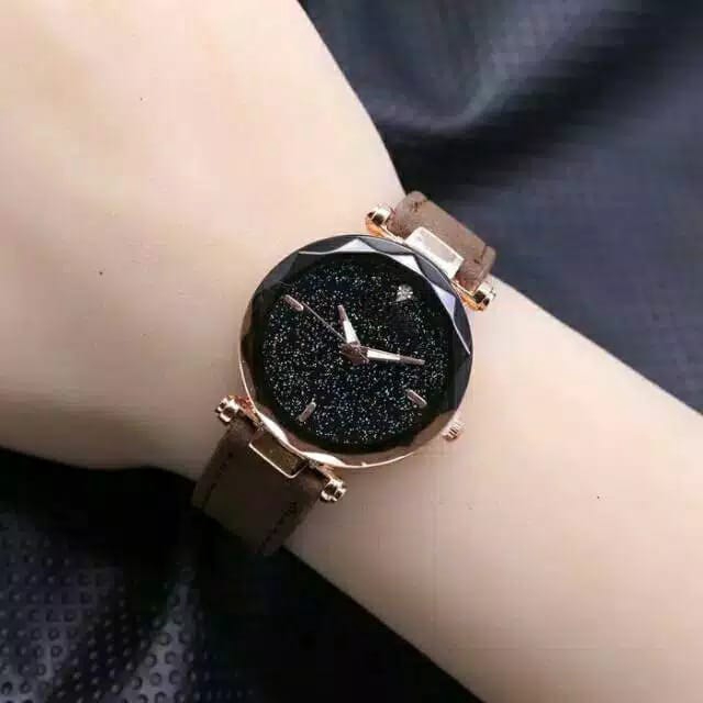 Ready 5 Warna Jam Tangan Wanita Diyor Belimbing Case Rose Strap Kulit