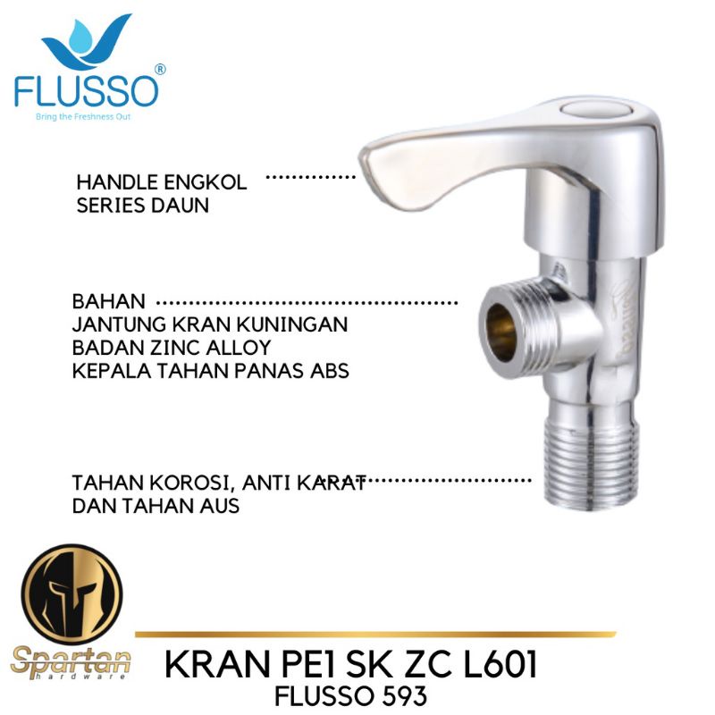 KRAN AIR / STOP KRAN 1/2 TYPE 593 FLUSSO BEST QUALITY PRODUCT