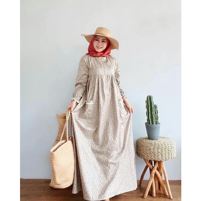 (BISA COD) Gamis Katun jepang RORIS