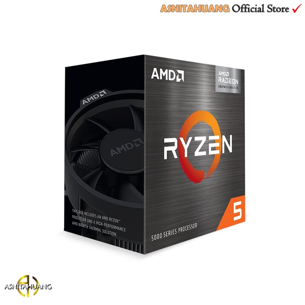 AMD Ryzen 5 5600G 6-Cores 12-Threads 4.4GHz Processor AMD Socket AM4