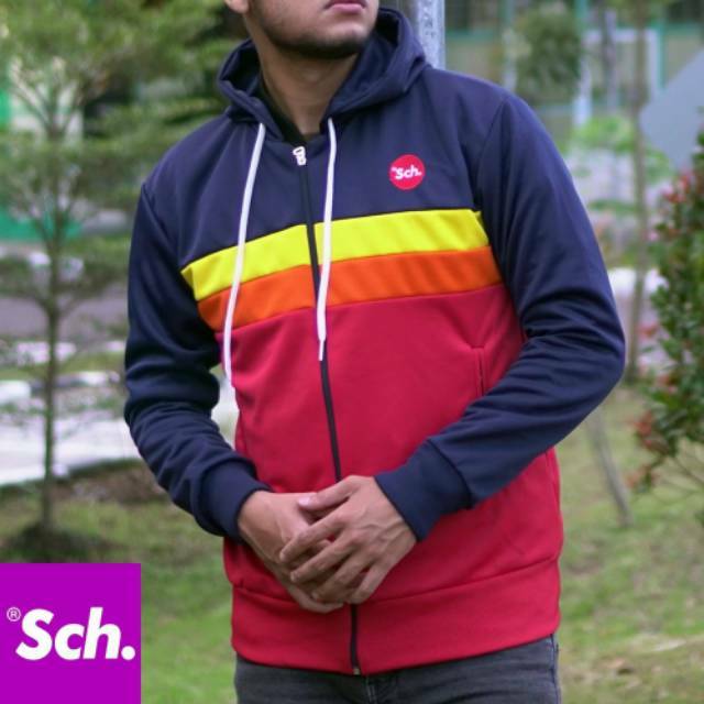 Jaket tractop sch hoodie