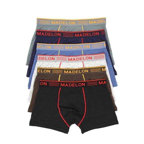 3 pcs promo celana dalam boxer pria madelon, boxer laki-laki madelon, boxer pria dewasa, celana dala