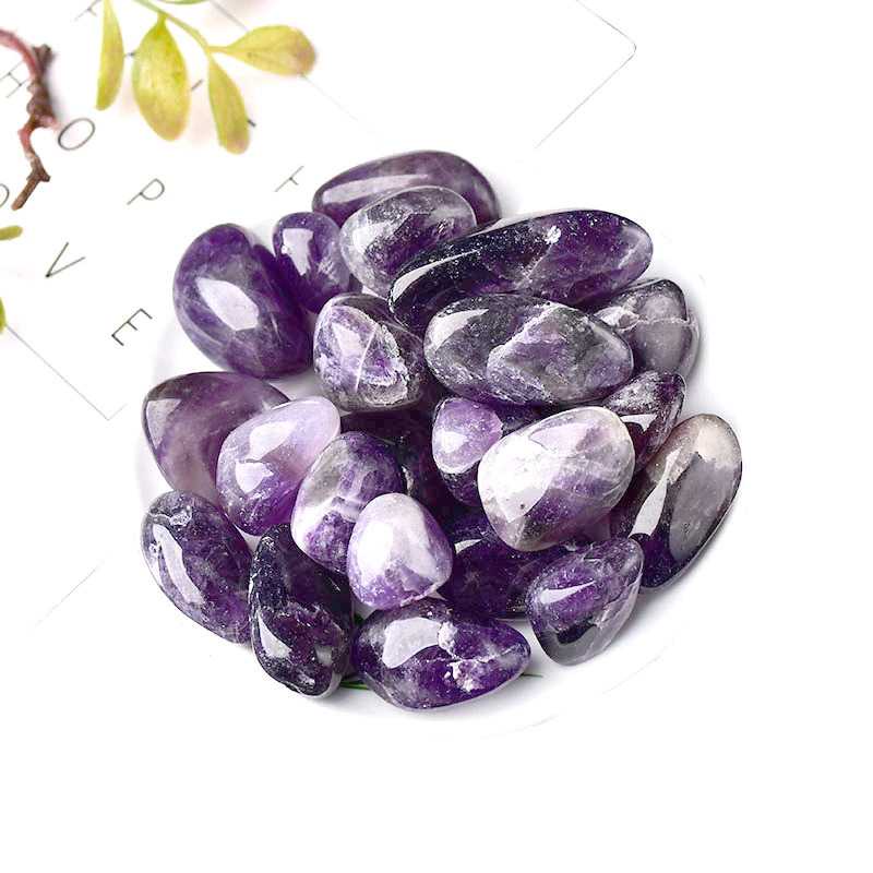 Batu Kristal Natural Crystal Quartz Amethyst 100g YRYL816