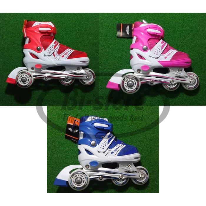 Sepatu Roda bajaj Inline Power Skate SUPERB SOL JAHIT S M L
