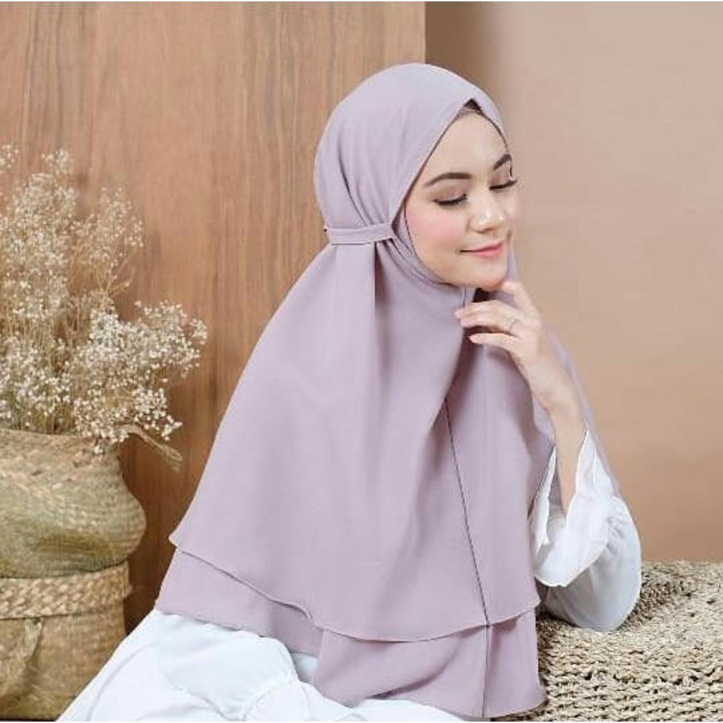 Maryam Syari Double Layer Maryam Lipit Original