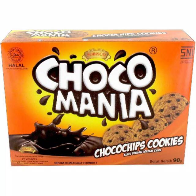 

Chocomania Biskuit Coklat Cookies 90gr Enak renyah