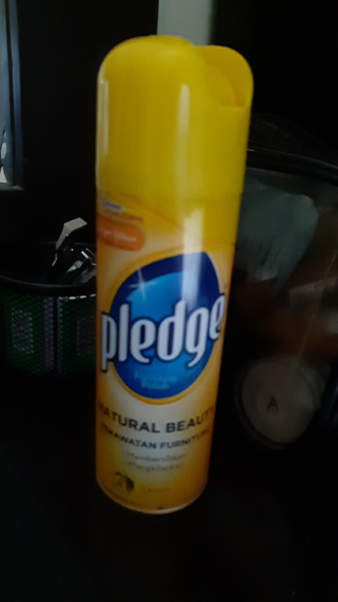 Pledge Aerosol Lemon Furniture Polish (pembersih Furnitur) Spray Isi 170 Gr