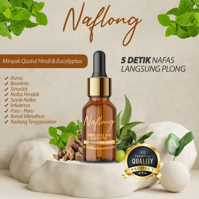 Minyak Qusthul Hindi + Kayu Putih Naflong Essential Oil Original