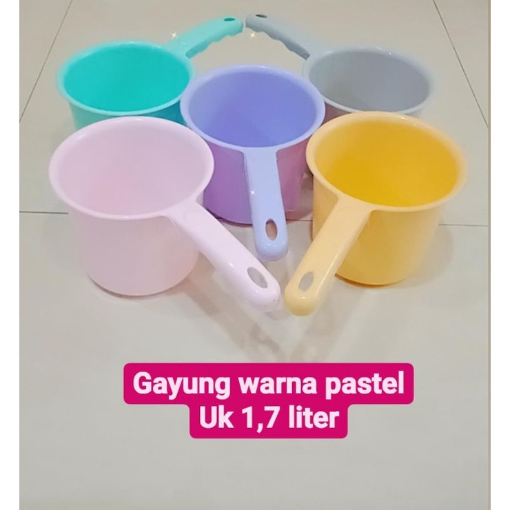 Gayung mandi warna pastel - bak mandi - gayung air