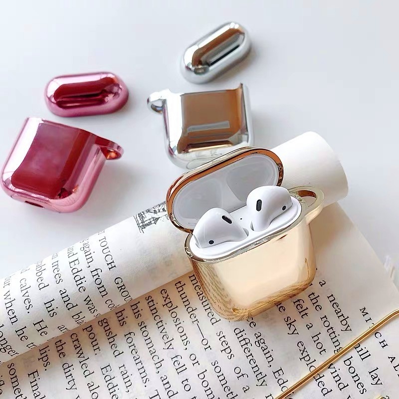 Casing Case Armor Electroplating TPU Slim Shockproof Tahan Lama untuk Apple airpods