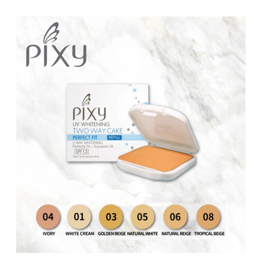 PIXY REFILL UV WHITENING TWO WAY CAKE PERFECT FIT / BEDAK PADAT