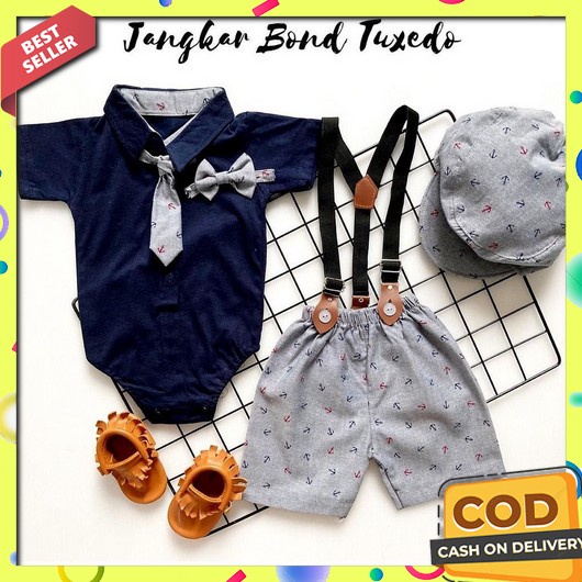 Salee.. Set Jas Anak Laki/ 2In1 Set Kemeja +Celana Panjang / Set J Jangkar Bond / At Work (Dpt