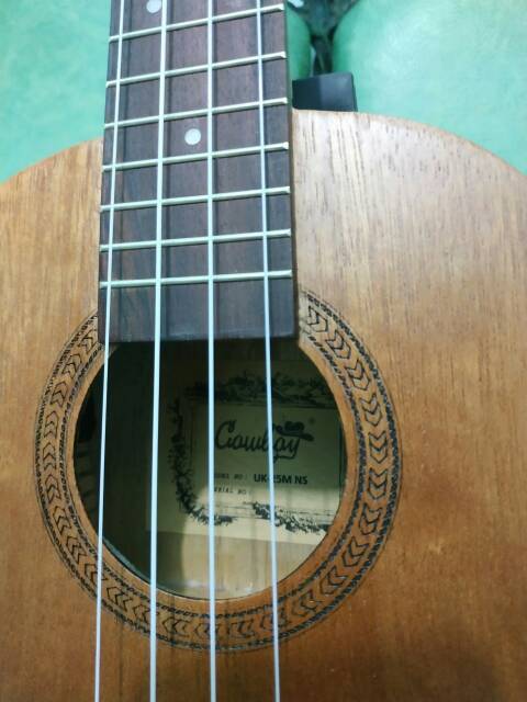 Ukulele Elektrik Tenor Cowboy Coklat Tua Eq Toner Murah Jakarta