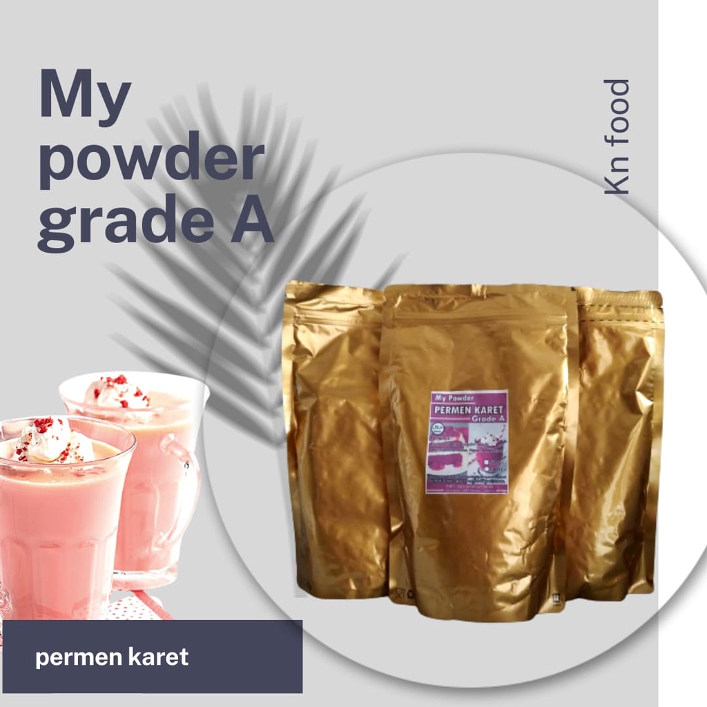 

My Powder Minuman Rasa Permen Karet Grade A 500 Gram