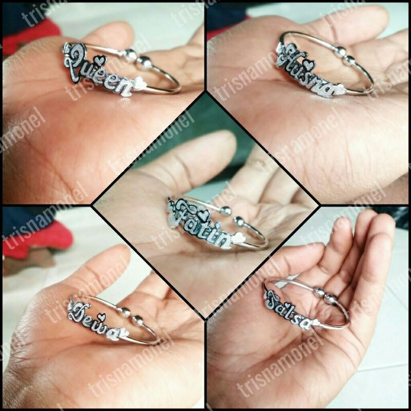 GELANG MONEL ANAK DAN DEWASA ORIGINAL CUSTOM NAMA