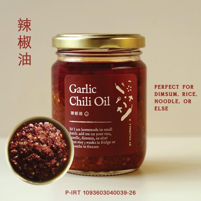 

Garlic Chili Oil - Spicy Chilli Oil by Millimala