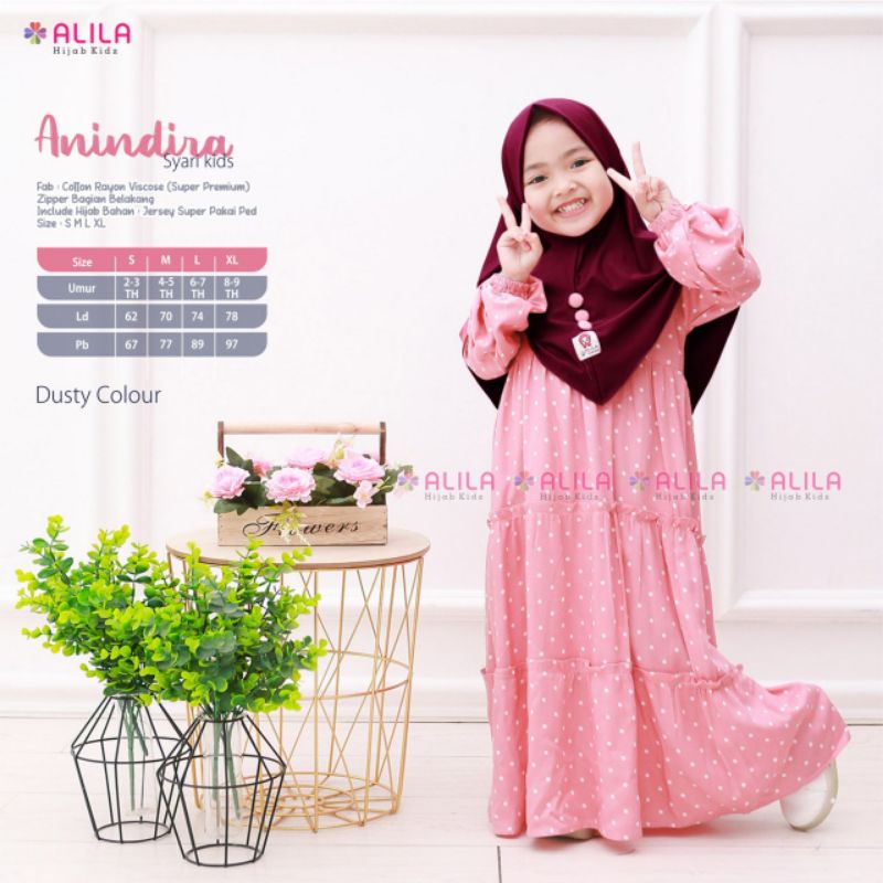 ANINDIRA SYARI KIDS ORI BERLABEL ALILA KIDS